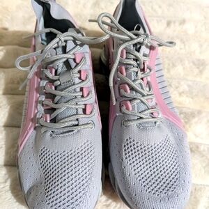 Women's Gray and Pink Athletic Shoes